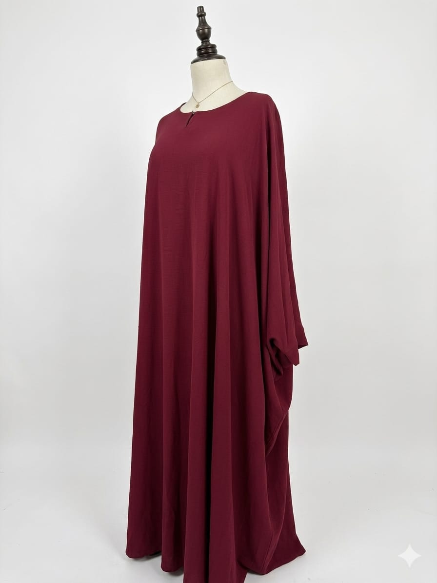Baggy Abayas Mahroon