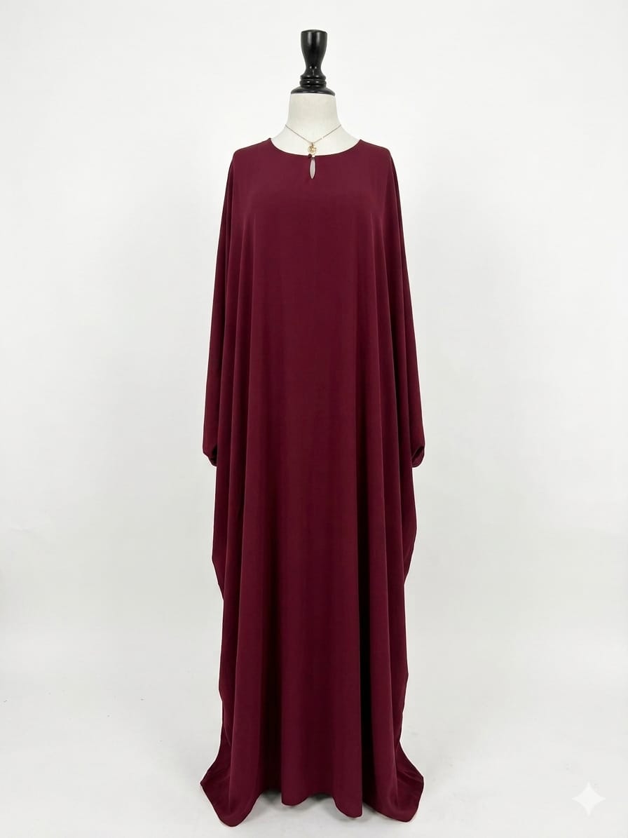 Baggy Abayas Mahroon