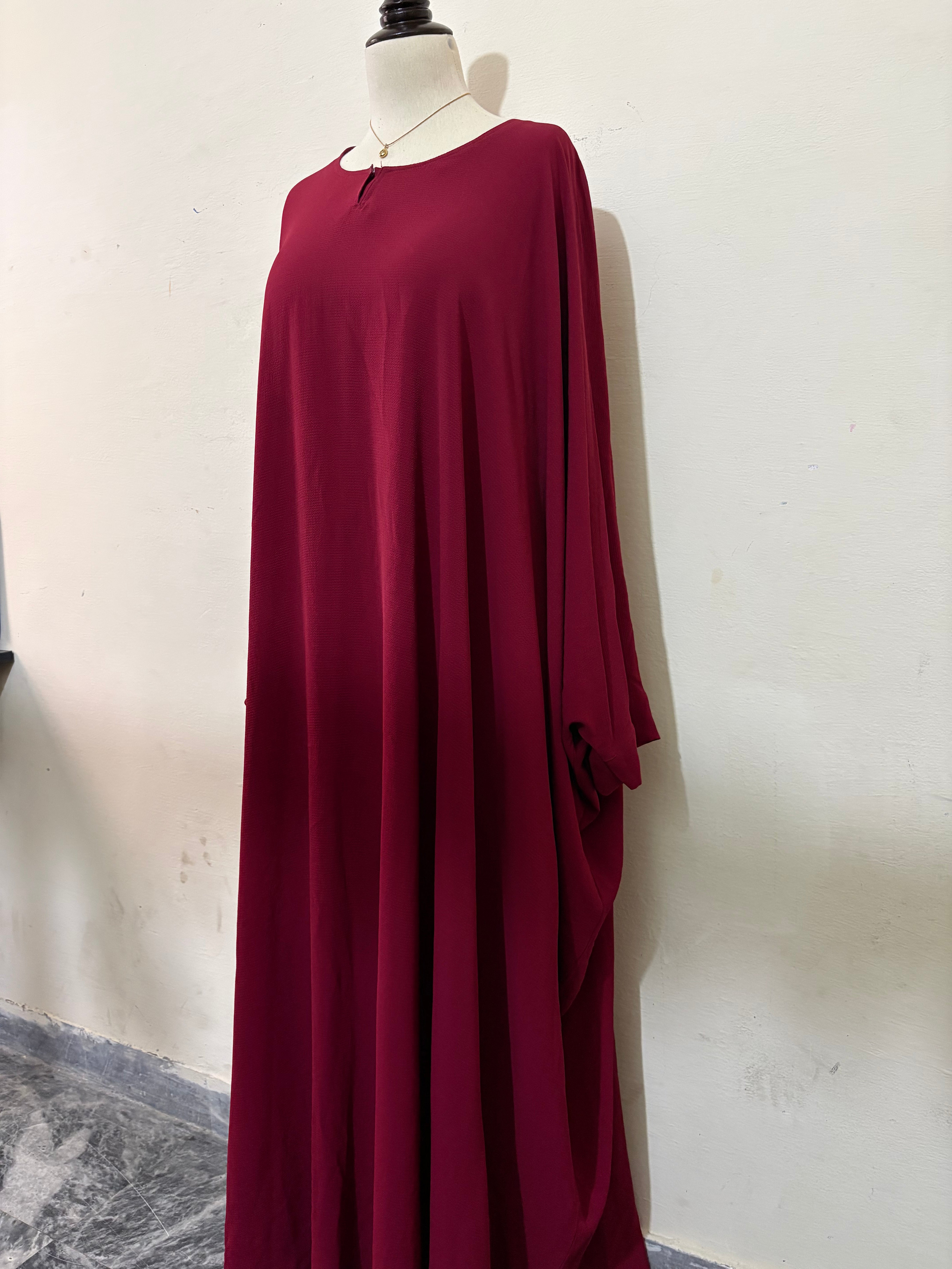 Baggy Abayas Mahroon