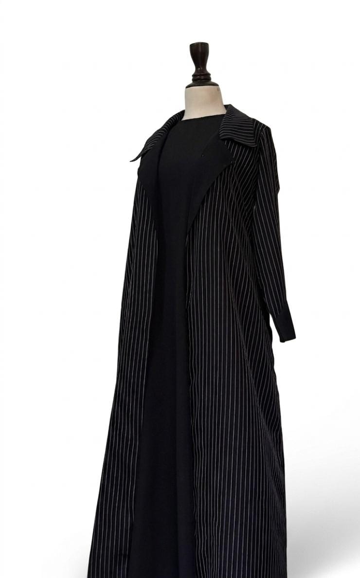 Signature coat abaya