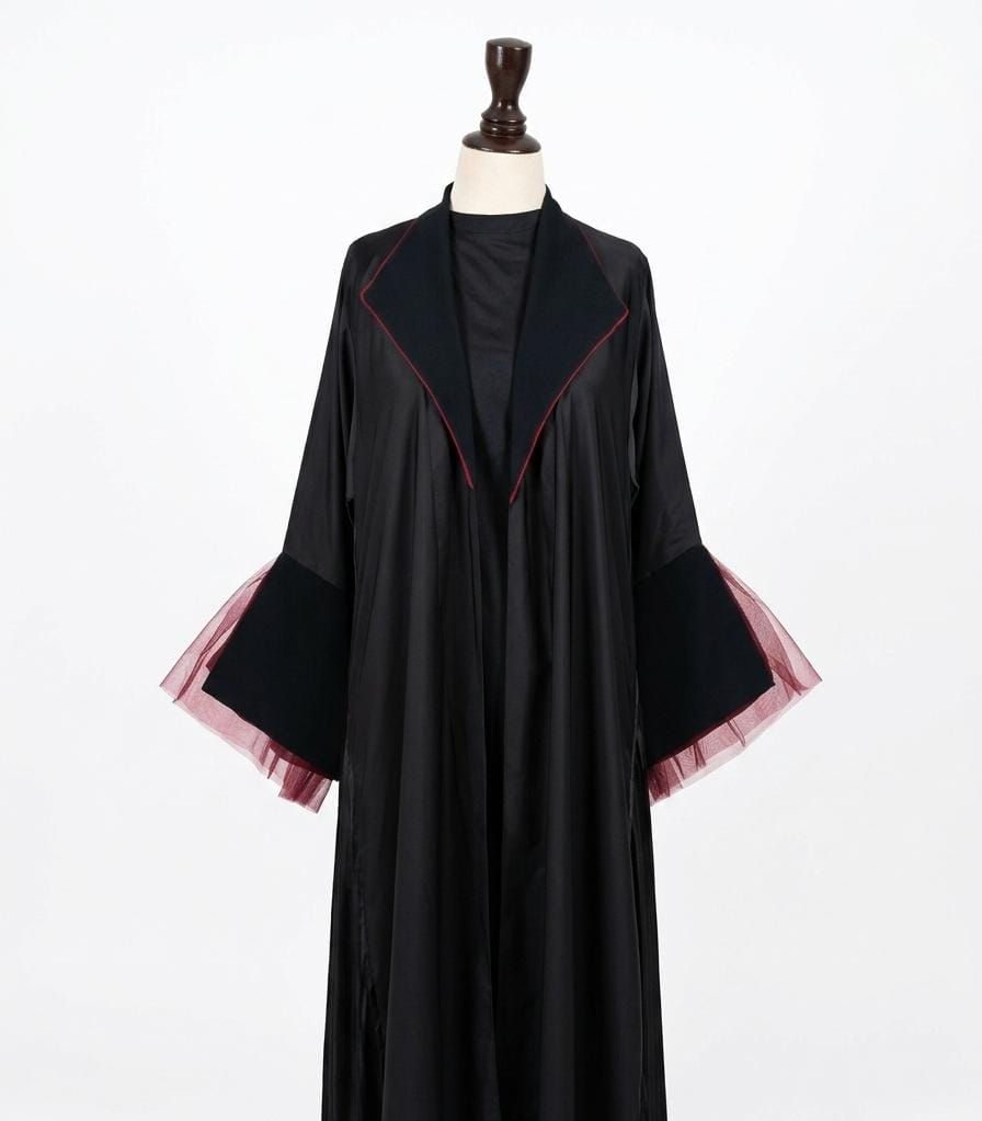 Bell Sleeve Coat Abaya